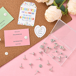 30 шт. канцелярские кнопки из цинкового сплава&nbsp;FIND-WH20033-036S