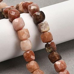 Натуральные нити из яшмы в цвету сливы G-H078-C31-01