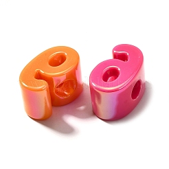 Непрозрачные акриловые бусины с УФ-покрытием SACR-Z007-02J