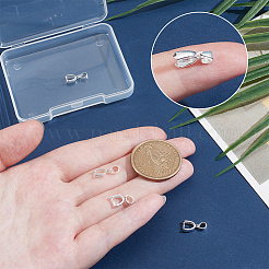 4 шт. 2 стиля 925 подвески из стерлингового серебра STER-ME0001-30