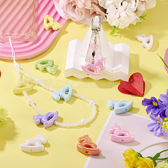 10шт УФ-покрытие непрозрачные акриловые бусины&nbsp;OACR-TA0004-10