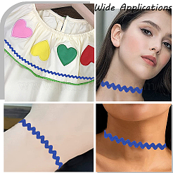 4 карточка 2 стиля полиэстеровая волнистая бахрома отделочная лента&nbsp;DIY-GF0009-48H