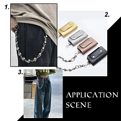 Цепочки черепа сплава для брюк AJEW-AR0001-50