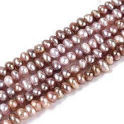 Нити из натурального культивированного пресноводного жемчуга PEAR-N025-01A