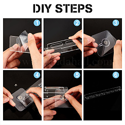 2 комплект из 2-х цветных акриловых держателей для солнцезащитных очков AJEW-GA0006-41