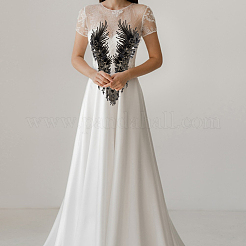 Вышивка из полиэстера пришить аппликации&nbsp;DIY-WH0656-37A