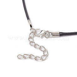 Ожерелья с подвесками из стеклянных бусин в виде ангела&nbsp;NJEW-MZ00094-03