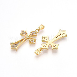 Латунные микро проложить кубического циркония подвески&nbsp;KK-N257-31G