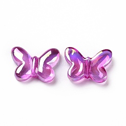 УФ-покрытие радужными переливающимися акриловыми бусинами PACR-H001-06