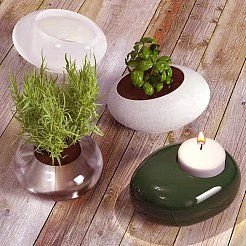 Овальный держатель для горшков силиконовые Молды&nbsp;DIY-I096-17