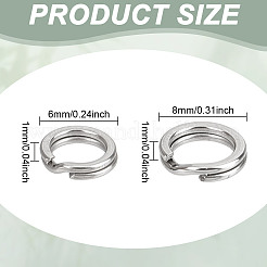 Двойные кольца для ключей из нержавеющей стали 304 FIND-DR0001-35B