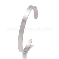 Открытый браслет-манжета из нержавеющей стали 304&nbsp;LS-BJEW-G653-01P-05
