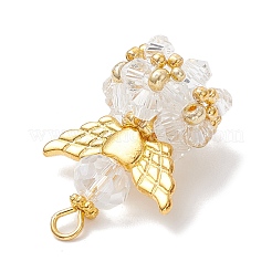 Стеклянные подвески&nbsp;PALLOY-MZ00664-10