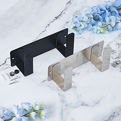 4 комплект двухцветных самоклеящихся настенных держателей для крышек кастрюль из нержавеющей стали AJEW-FH0004-53