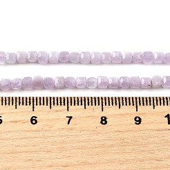 Природные кунцит бисер нитей G-Q044-A02-3x3mm
