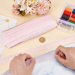 15 ярд хлопковой вышивки с полой цветочной кружевной отделкой OCOR-WH0003-046C