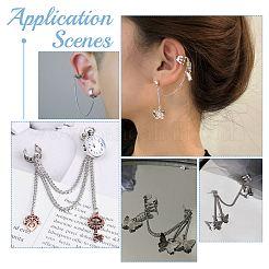 100 шт. фурнитура для амбушюров из нержавеющей стали 316 STAS-DC0007-87