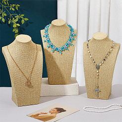 3шт. Плотность картона стенды для ювелирных изделий&nbsp;NDIS-PH0001-14