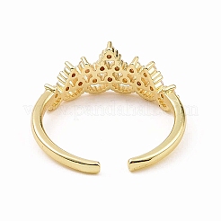 Прозрачная корона из кубического циркония RJEW-B028-22G