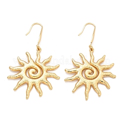 Серьги-подвески из нержавеющей стали Sun 304 X-EJEW-C142-10G