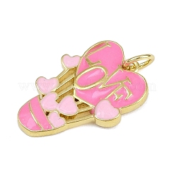 Латунь эмаль подвески KK-B150-04G-02B