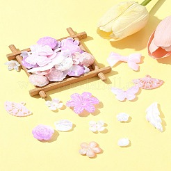 Радужное переливчатое покрытие акриловыми бусинами OACR-FS0001-99A