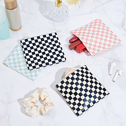 4 шт. 4-х цветные косметички из искусственной кожи pu AJEW-AN0007-42