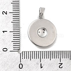 Латунные микро проложить кубического циркония подвески&nbsp;KK-P336-20P