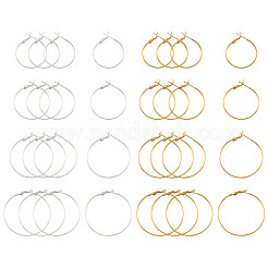 Латунные серьги обруча&nbsp;KK-TA0007-79-NF