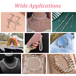 2 прядь гальванизированных стеклянных бусин пряди&nbsp;GLAA-GA0002-38B