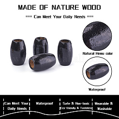 Окрашенная бочка из натурального дерева WOOD-CD0001-11