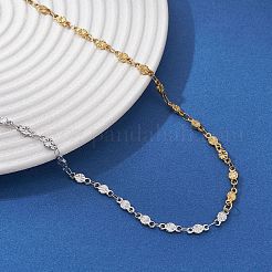 Женские ожерелья-цепочки в форме листьев и цветов из нержавеющей стали 304&nbsp;NJEW-JN05585