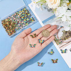 36шт 3 цвета сплава эмалевые бусины FIND-CA0009-29