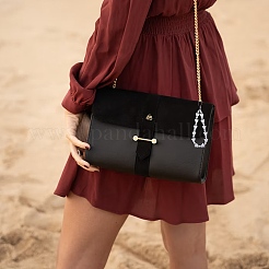 Шнурок для телефона из акриловых бусин HJEW-SW00017-04