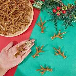 40шт. бархатная ветка снеговика из рогов оленя&nbsp;DOLL-GF0001-08B