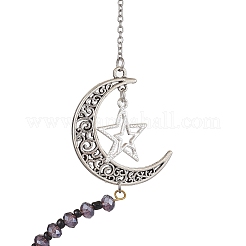 Стеклянные спиральные подвесные украшения HJEW-TA00269