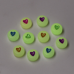 Светящиеся акриловые бусины MACR-S273-26