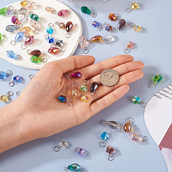 120шт 20 стильный кулон из гальванического стекла&nbsp;CW-TAC0001-21