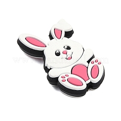 Пасхальный кролик силиконовые бусины SIL-V002-05B