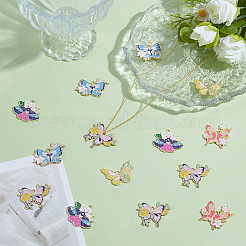 20шт 5 стиля подвески из сплава с эмалью&nbsp;ENAM-HY0001-60