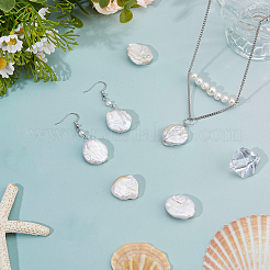 6 шт. бусины из натурального барочного жемчуга Кеши&nbsp;FIND-FH0016-76