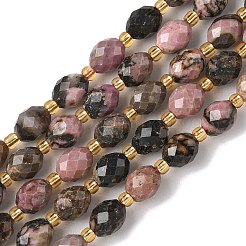 Природные родонит бисер нитей G-F809-A21-01