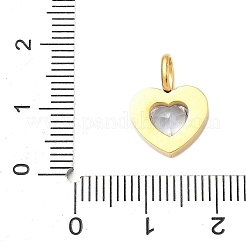 Подвески из нержавеющей стали 304 с микропаве из кубического циркония&nbsp;STAS-D364-03G