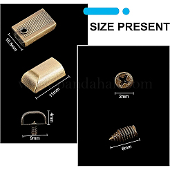 Конец шнура молния сумки сплава PALLOY-BC0001-03