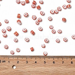 6/0 непрозрачный цветной стеклянный бисер&nbsp;SEED-F003-04A-14