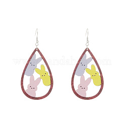 Деревянные болтающийся серьги&nbsp;FS-WG957CE-04