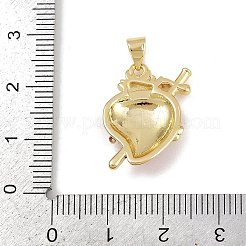 Латунные подвески из огнеупорного кирпича с эмалью KK-P323-05G