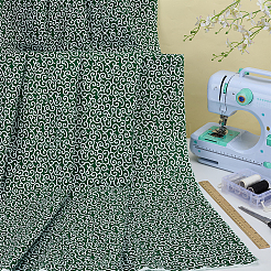 Хлопчатобумажная ткань с рисунком в виде облаков&nbsp;AJEW-WH0314-975A