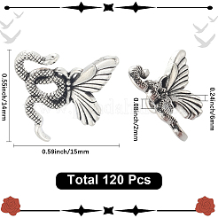 120 шт. бусины из сплава в тибетском стиле&nbsp;FIND-SC0017-95AS