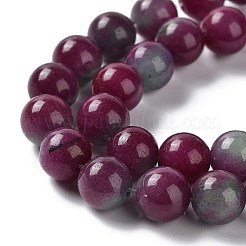 Окрашенные природные малайзии нефрита бисер нитей G-G021-01B-05